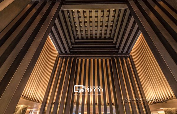 北京梵悅108-木紋鋁單板吊頂、包邊